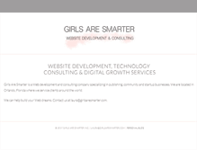 Tablet Screenshot of girlsaresmarter.com